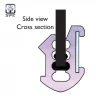 Sörbo Quicksilver 3X4® регулируемый желоб 40° для сгона с резиной и фиксаторами