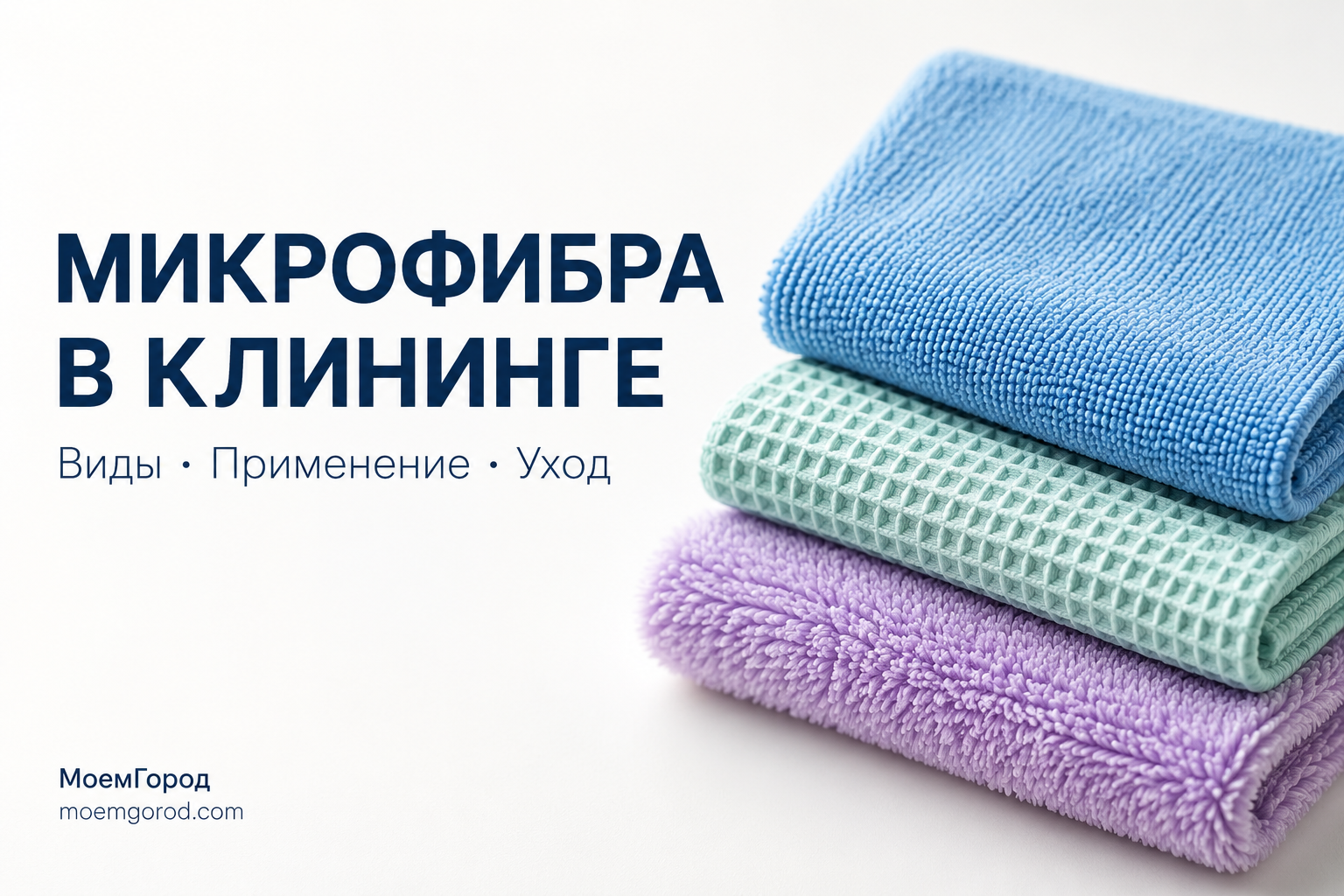 Микрофибра в клининге: виды, применение и уход