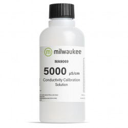 Калибровочный раствор 5000 µS/cm (мкСм) для кондуктометров (EC метр) MILWAUKEE 230мл