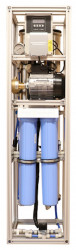 Стационарная система очистки воды Aquafactor SS-RO-4040-PC на основе обратного осмоса с насосом и контроллером