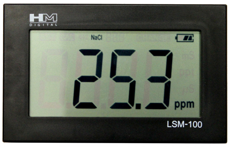 Кондуктометр-солемер HM Digital LSM-100 монитор уровня TDS/EC воды