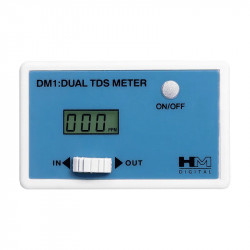 TDS Monitor HM Digital DM-1: онлайн монитор эффективности очистки воды в двух точках