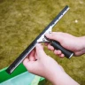 Unger ErgoTec Pro стальная рукоятка сгона с резиновой ручкой для желобов без клипс