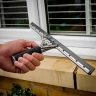 Unger ErgoTec Pro стальная рукоятка сгона с резиновой ручкой для желобов без клипс