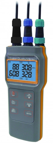 Мультимонитор AZ Instrument AZ-8603 качества воды 5 в одном pH/EC/Sal/DO/Temp