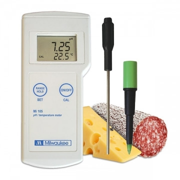 pH метр Milwaukee Mi105-FOOD для продуктов питания, сыра и мяса