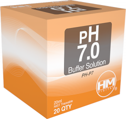 Жидкость калибровочная (буферный раствор) HM Digital pH 7.0 для pH метров упаковка 20 пакетиков по 20мл