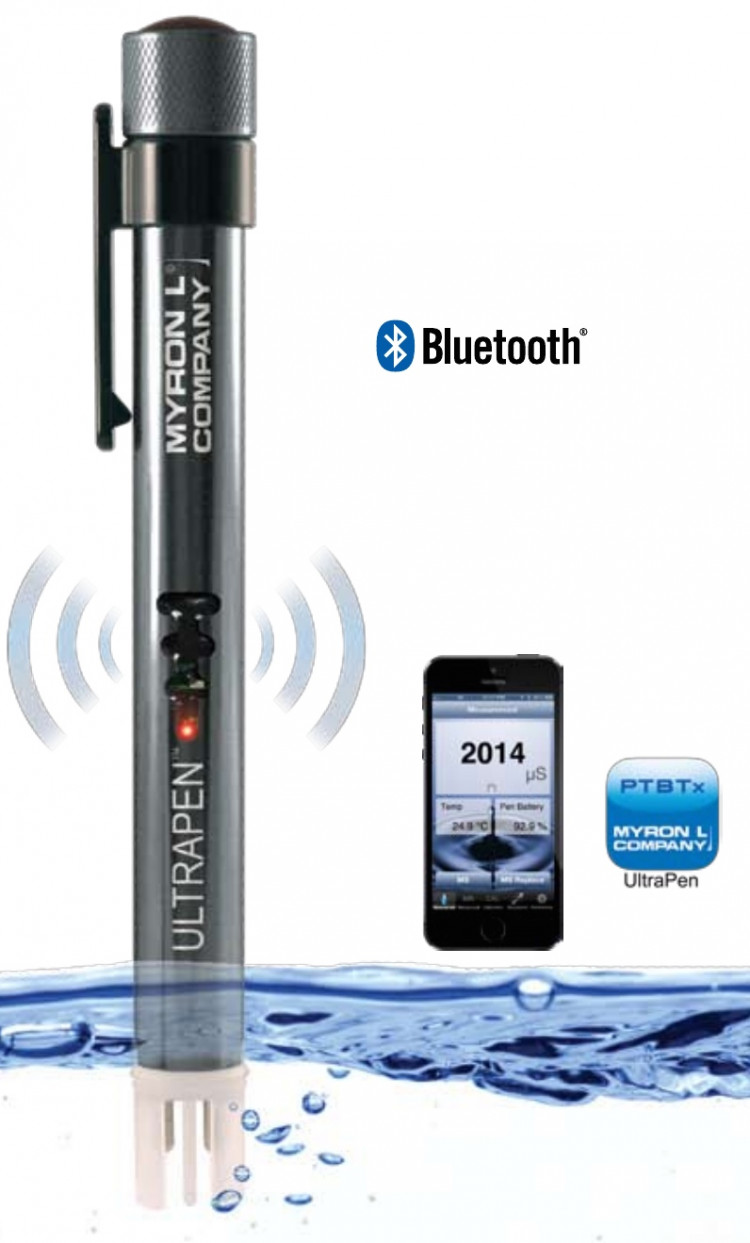 Мультимонитор TDS/EC/Sal/°C ULTRAPEN™ PTBT1 с Bluetooth для Apple iOS  устройств