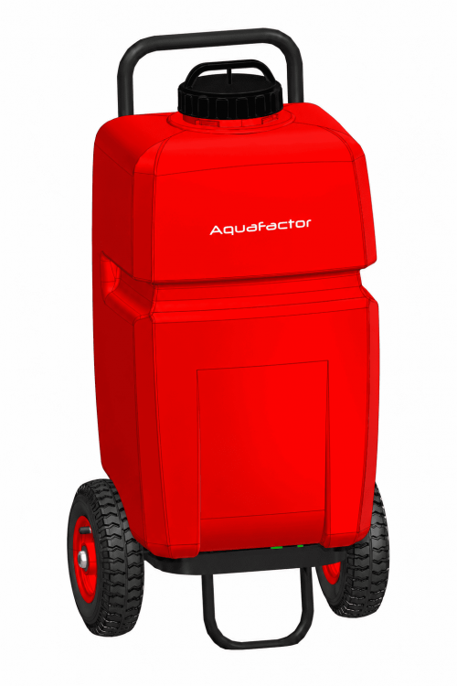 Аквакарт Aquafactor 35 литров со встроенным аккумулятором 12 вольт и насосом для подачи воды на высоту до 40 метров