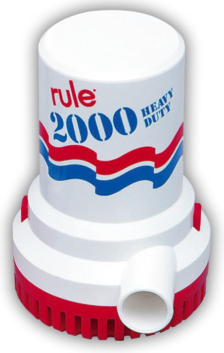 Трюмный погружной насос 12 вольт 7571 литров/час Rule 2000-10